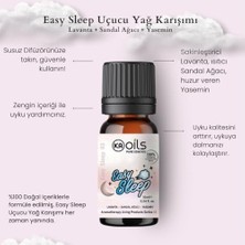 Easy Sleep Uçucu Yağ Karışımı - Lavanta + Sandal Ağacı + Yasemin 10 ml -%100 Saf ve Doğal Rahatlatıcı Aromaterapi Yağı | Uyku Desteği |
