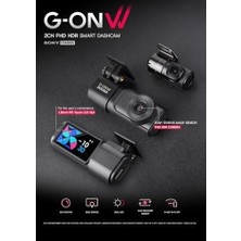Prime Gonw 2ch Fullhd Hdr Wi-Fi Akıllı Araç Kamerası
