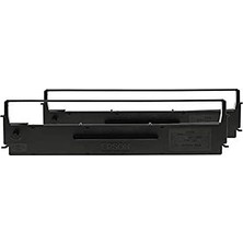 Epson C13S015614 LX300 Yazıcı Renk Şeridi-2 Pack, Siyah/naylon
