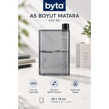 A5 Boyut Matara 430 ml Suluk Şık Tasarım Kolay Taşıma Güçlü Gövde