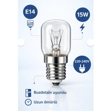 Arçelik B 750 Bloomberg Uyumlu 15W E14 -30°c Dayanıklı Buzdolabı Derin Dondurucu Lamba Ampul Işık Sarı