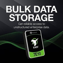Exos 7E10 10 Tb Dahili Sabit Disk HDD - 3,5 Inç 512E/4KN Sas 6 Gb/sn, 7200 Rpm, Işletme, Veri Merkezi Için 256 MB Önbellek ve 2m Mtbf (ST10000NM017B)