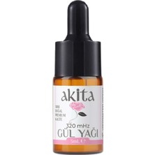Akita Doğal Gül Yağı Damlalıklı 3mL - Yüksek Frekans