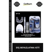 Carlburn Özel Üretim Profesyonel Ev Tipi Leke Giderici Beyazlatıcı Set Jel Kalem Işıklı Diş Beyazlatma Kiti
