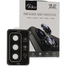 Birsence Galaxy S24 Pvd Metal Kamera Lens - Siyah