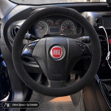 Hasakman Fiat Linea Direksiyon Kılıfı Alcantara Süet Monza Black Serisi Siyah 2007-2017