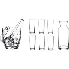 Prime Rakı Bardak ve Buz Kovası Seti 9 Prç