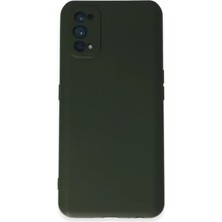 Realme 7 Pro Kılıf Nano Içi Kadife Silikon - Koyu Yeşil