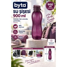 900 ml Sızdırmaz Su Şişesi Matara Bpa Içermez Ergonomik Tasarım Spor Okul Ofis Seyahat