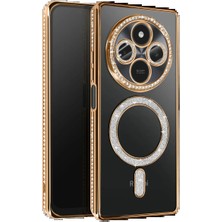 Xiaomi Redmi 14C Joke Simli Magneticsafe Kılıf - Gold