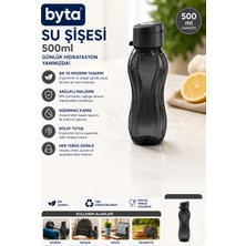 500 ml Sızdırmaz Su Şişesi Matara Bpa Içermez Ergonomik Tasarım Okul Spor Seyahat