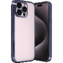 Apple iPhone 15 Pro Max Razer Lensli Silikon - Lacivert