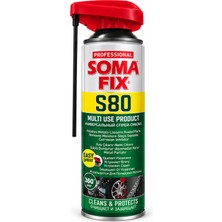 🔧soma Fix S80 3’lü Avantaj Paket – Çok Amaçlı Sprey Yağlayıcı, Pas Sökücü ve Koruyucu