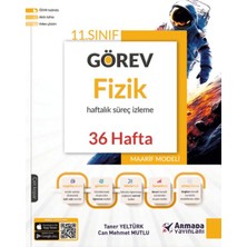 Armada Yayınları 11. Sınıf Fizik Görev Haftalık Süreç Izleme Kitabı (36 Hafta)