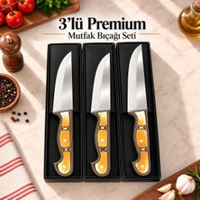 Mio Fiore 3'lü Premium Mutfak Bıçağı Seti