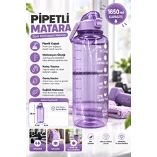 1650 ml Motivasyonel Sporcu Matarası Dayanıklı Gövde