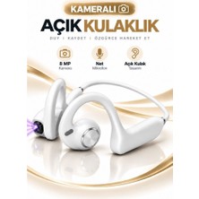 Raylax Aı 8mp Kameralı Bluetooth Kulaklık | Akıllı Açık Kulak Tasarım | Müzik, Görüntü ve Özgürlük