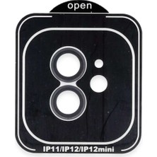 Birsence iPhone 11 Pvd Metal Kamera Lens - Siyah