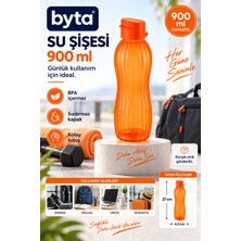 900 ml Sızdırmaz Su Şişesi Matara Bpa Içermez Ergonomik Tasarım Spor Okul Ofis Seyahat