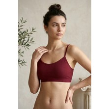 Underwear Bodyway 3'lü Paket Pamuklu Fitilli Çıkarılabilir Pedli Ince Ip Askılı Bralet Büstiyer Sütyen