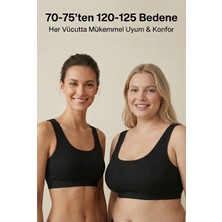 Underwear Bodyway Kadın 3 Adet Fitilli Kumaş Kalın Askılı Çıkarılabir Pedli Bluz-Yarım Atlet