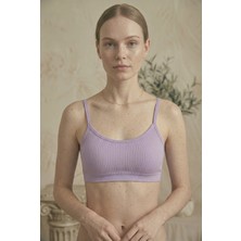 Underwear Bodyway 3'lü Paket Pamuklu Fitilli Çıkarılabilir Pedli Ince Ip Askılı Bralet Büstiyer Sütyen
