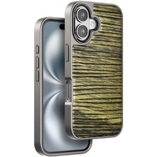 Venco Apple iPhone 16 Wave Kapak - Koyu Kahve