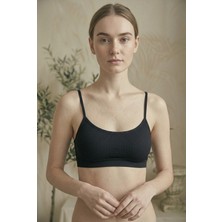 Underwear Bodyway 3'lü Paket Pamuklu Fitilli Çıkarılabilir Pedli Ince Ip Askılı Bralet Büstiyer Sütyen