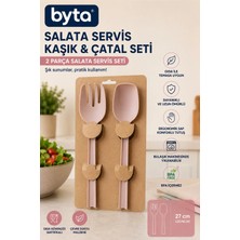 Salata Servis Kaşık ve Çatal Seti 2'li – Bpa Içermez Ergonomik Mutfak Servis Seti