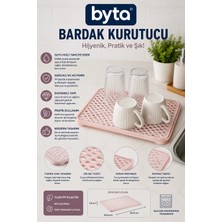 Bardak Kurutucu – Tezgah Üstü Hızlı Su Tahliyeli Bardak ve Kupa Kurutma Matı