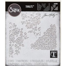 Trendexa Thinlits Geschenkgutscheinbeutel Tim Holtz Çelik Delgeç Şablonları, Çok Renkli, 19.1 x 14.4 x 0,4 cm