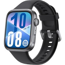 Trendexa Watch Fıt 4 Akıllı Saat, 100+ Spor Modu, Ultra Ince Tasarım, Siyah, Spor ve Sağlık Takibi, 10 Gün Pil, Ios ve Android Uyumlu, Alüminyum Kasa, 1.82"amoled Ekran, Gps Destekli Koşu Saati