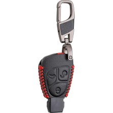 Trendexa Mercedes A, C, E, S, G Sınıfı, Glc, Cla ve Glb W177, W205, W213, W222 Için Deri Anahtar Kılıfı