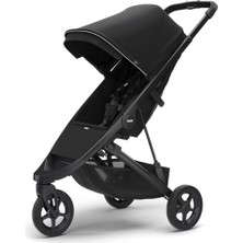 Trendexa Thule Bebek Arabası, Siyah, Katlanabilir, 3 Tekerlekli, 89.4 cm x 45 cm