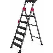 5+1 Basamaklı Metal Merdiven 150KG.TAŞIMA BX40