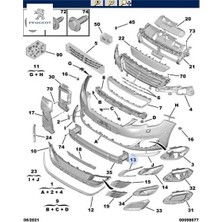 Sis Far Çerçeve Nikelajı Peugeot  1610758980