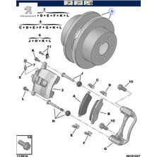 Arka Fren Disk Aynası  Boxer Iıı 14-.. Peugeot  1612435780