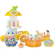 Mixora 5861 Sylvanian Families Citrus Kuş Ailesi Meyve Suyu Standı +3 Yaş