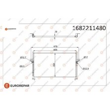 Erp Klima Radyatörü Hyundaı H1 Starex 2.5 97- Eurorepar  1682211480
