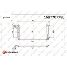 Erp Klıma Radyatoru Audı A1 Polo 1.2 Tfs I 1.4 Tfsı  342395 Eurorepar  1682207380