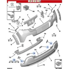 Park Sensor Yuvası C3 B61 Peugeot  1637259980