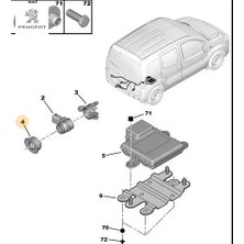 Park Sensör Bağlanti Ayak Peugeot 6590.EJ