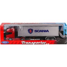 Mixora 32671S-W Welly Scania Transporter V8 R730 1:24 -Karsan Oyuncak