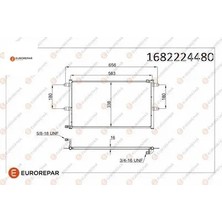 Erp Klima Radyatörü Vw Polo Iıı (6V2,6V5) Caddy Iı (9K9B,9K9A) Seat Ibiza Cordob Eurorepar  1682224480