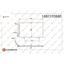 Erp Klima Radyatörü Ford Fıesta Vı (Cb1,ccn) Bmax Van (Jk) Eurorepar  1682220880