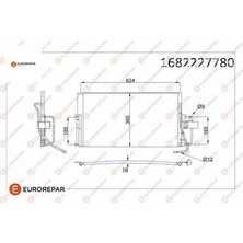 Erp Klima Radyatörü Opel Vectra B (J96) Eurorepar  1682227780