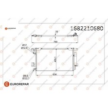 Erp Klıma Rad. C4 C-Crooser 2.4 16V 08- 4007 4008  381700 Eurorepar  1682210680