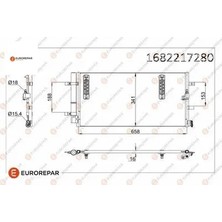 Erp Klima Radyatörü Audı A6 (4g2) A4 (8k2) A5 (8f7) Q5 (8rb) A7 (4ga,4gf) Eurorepar  1682217280
