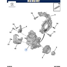 Mazot Pompası  1.5 Peugeot  9817903080