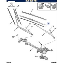 Silecek Süpürgesi Peugeot  6423.01
